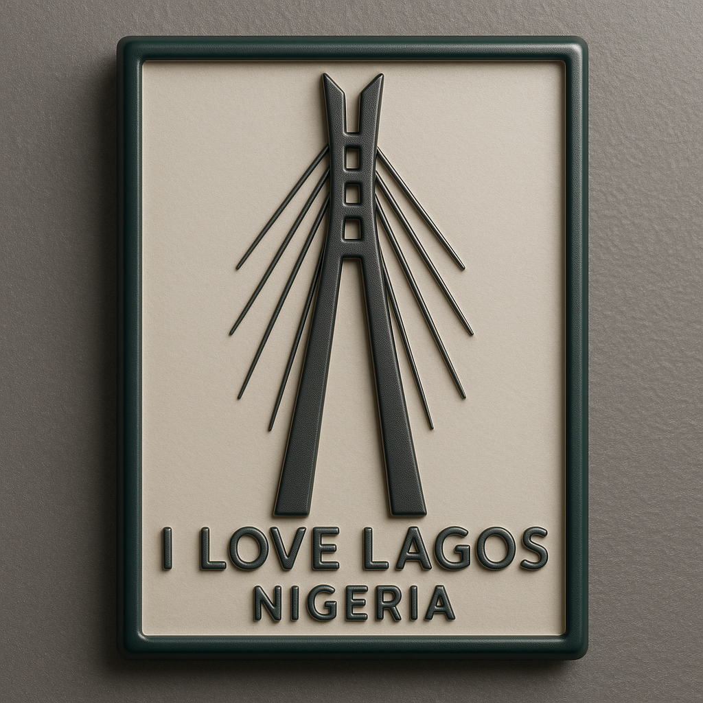 I love Lagos key ring souvenir