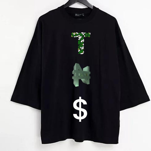 TNS currency oversized t shirt