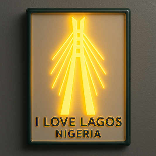 I love Lagos key ring souvenir